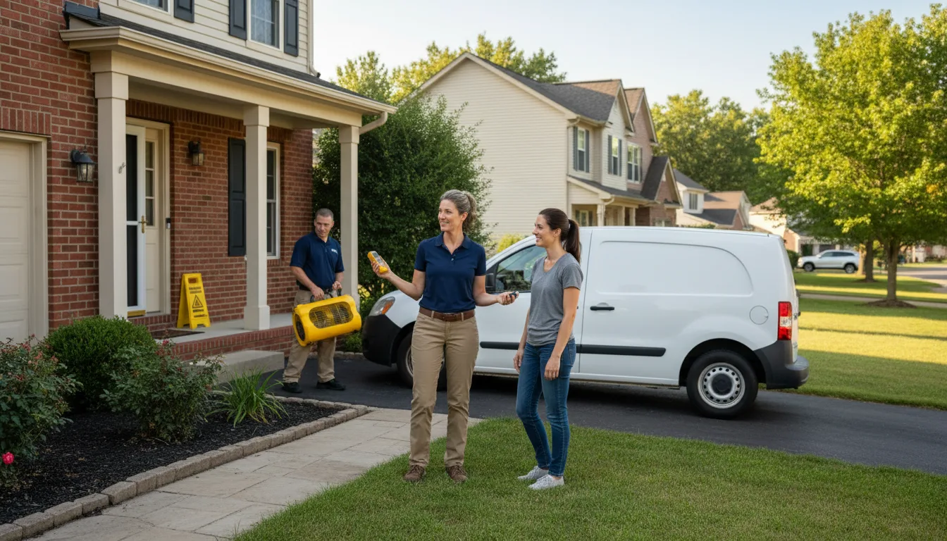 Residential water damage restoration in Smithfield, VA